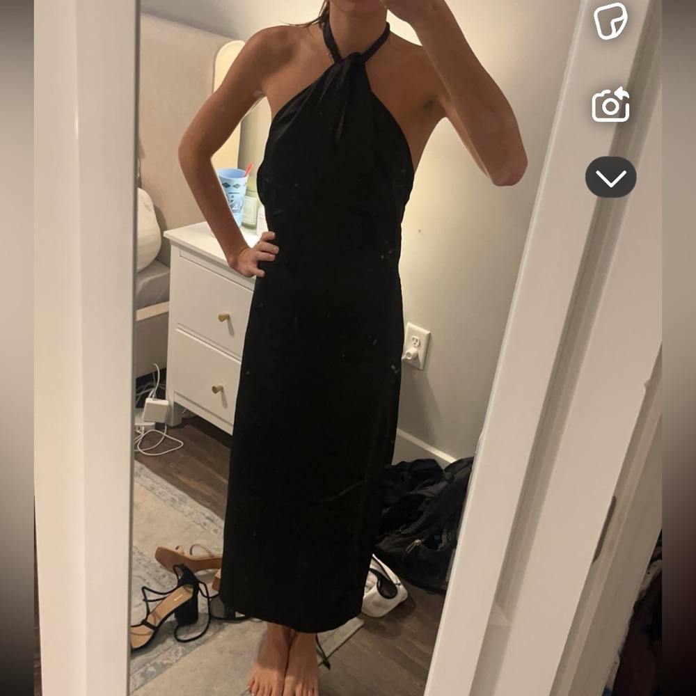 Black Midi Dress